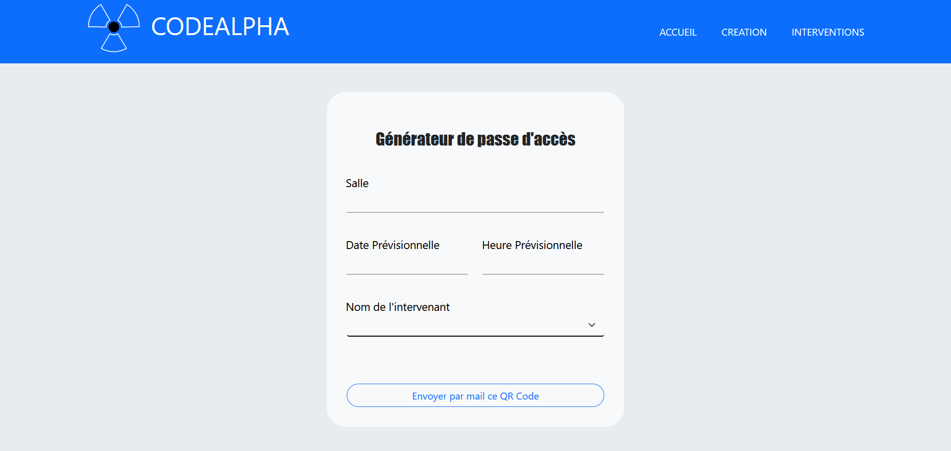 Generateur de QRCODE